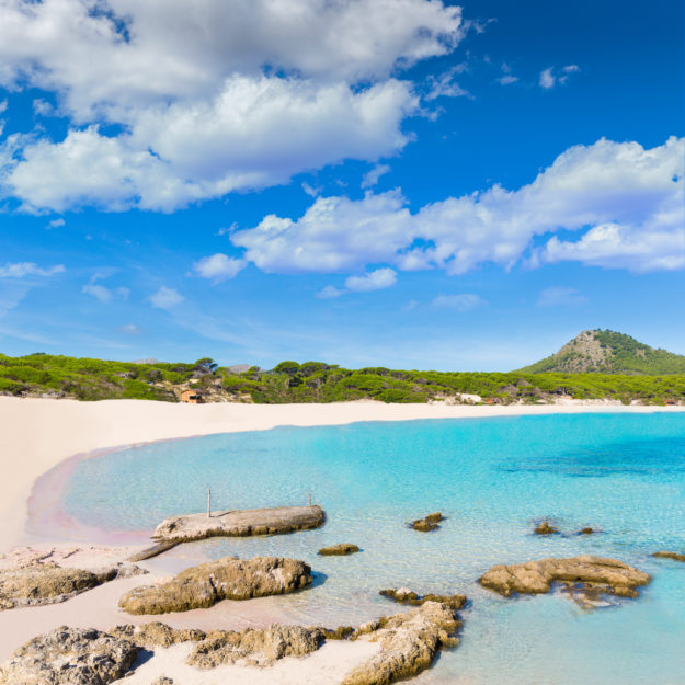 Majorca Cala Agulla beach in Capdepera Mallorca Cala Agulla
